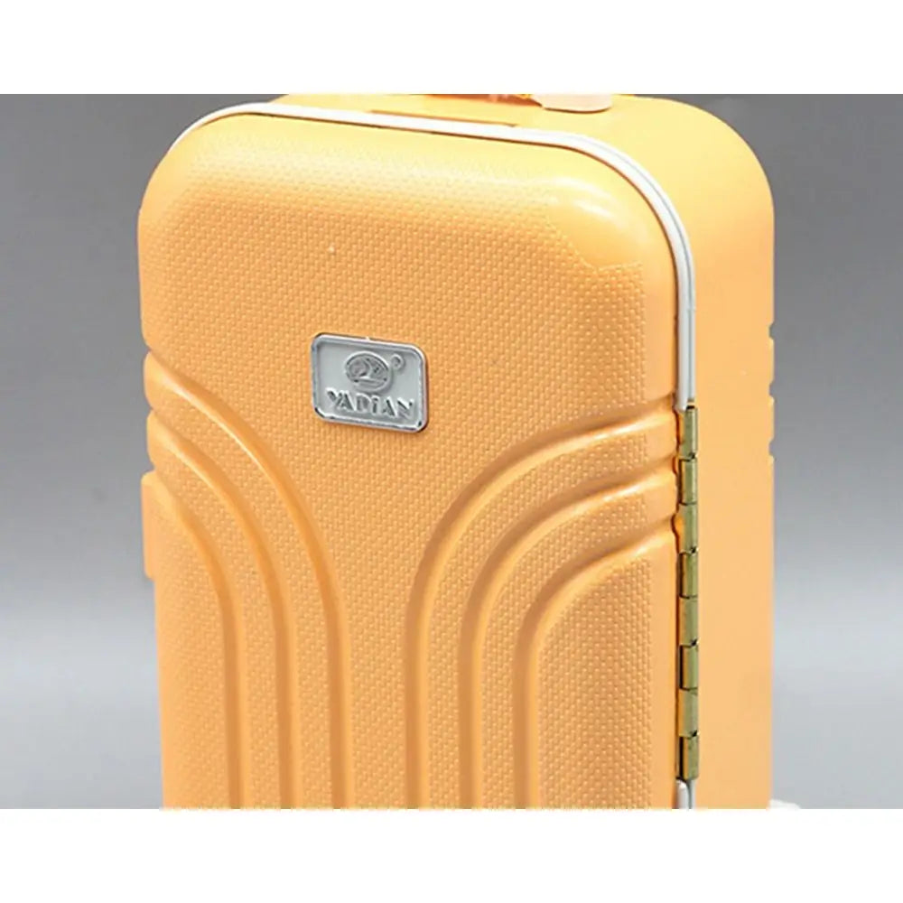 Dollhouse Decor Business Rolling Luggage Miniature  Suitcase  Trolley Travel Case For 1/4 1/6 Dolls