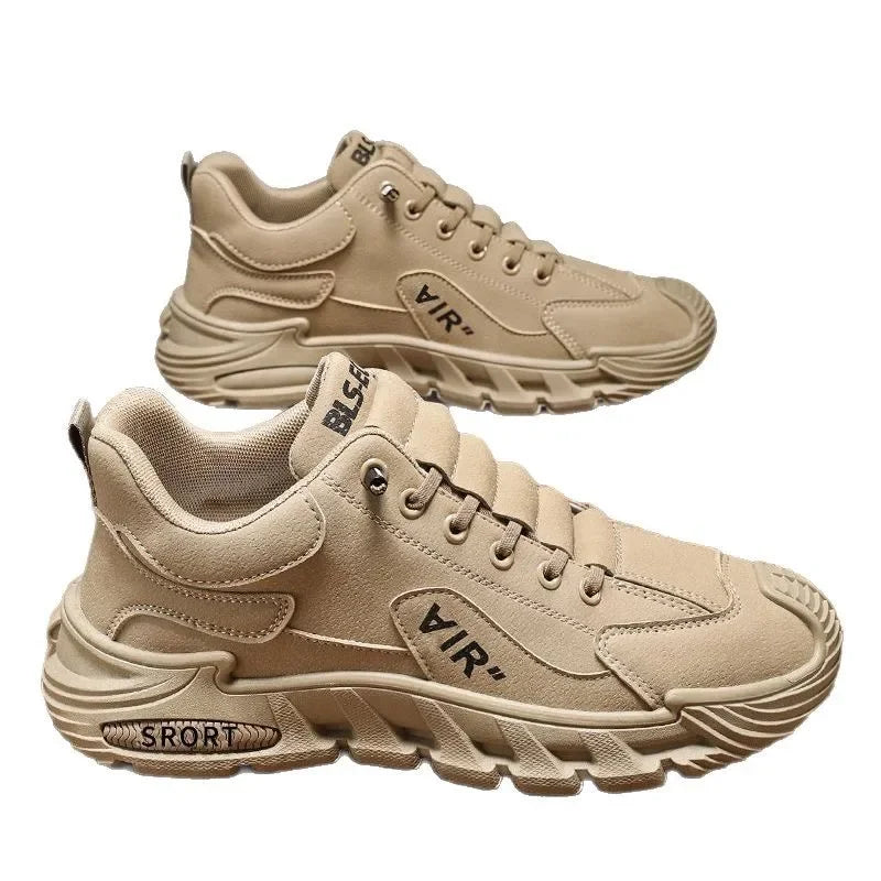 Men's Work Shoes 2025 New Arrival Breathable Slip-On Anti-Slip Wear-Resistant Casual Sports Shoes Thick Bottom Labor Protection