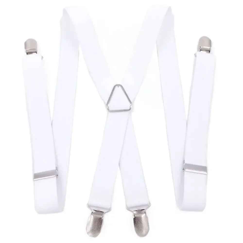 Elastic Adjustable Suspenders for Adults And Kids - Men Women Braces Suspender Set for Children Boys Girls Wedding Accessories