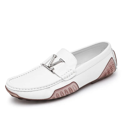 Large Size 38~48 Mens Loafers Soft Luxury Moccasins High Quality Spring Autumn Genuine Leather Shoes for Men Flats Driving Shoes