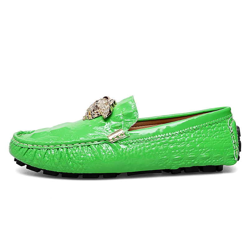 Summer Accessible Luxury Casual Handmade Men's Beanie Shoes Trendyy K-Style 2025 New Versatile British Personalized Lazy Shoes Loafers