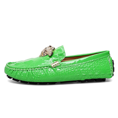 Summer Accessible Luxury Casual Handmade Men's Beanie Shoes Trendyy K-Style 2025 New Versatile British Personalized Lazy Shoes Loafers