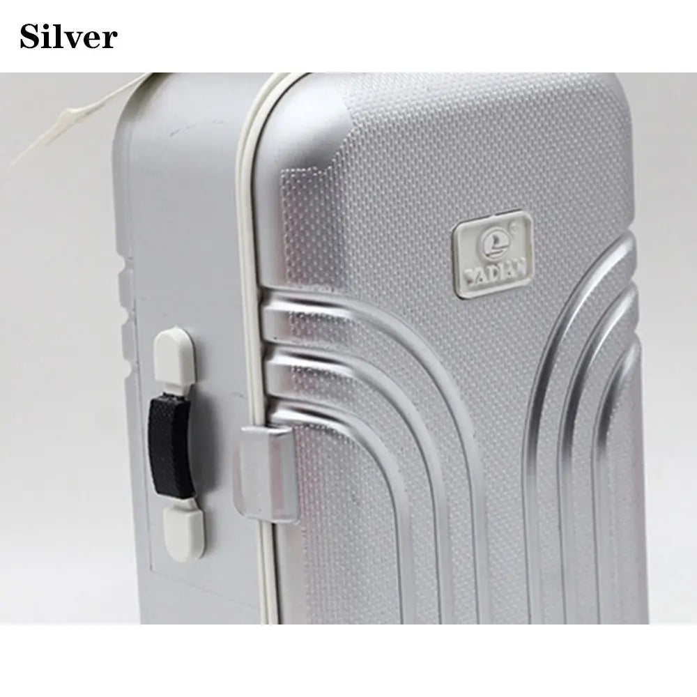 Dollhouse Decor Business Rolling Luggage Miniature  Suitcase  Trolley Travel Case For 1/4 1/6 Dolls