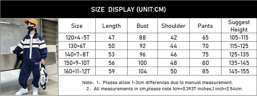Fashion Boys Clothing Set Spring Autumn Patchwork Zipper Coat Pants 2Pcs For 4-12 Years Kids Tracksuits Teenager Casual Outfits