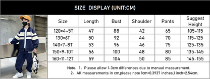 Fashion Boys Clothing Set Spring Autumn Patchwork Zipper Coat Pants 2Pcs For 4-12 Years Kids Tracksuits Teenager Casual Outfits