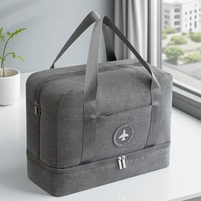 New Waterproof Gym Bag for Men Women Wet Dry Separation Sports Travel Duffel Lightweight Hand Luggage