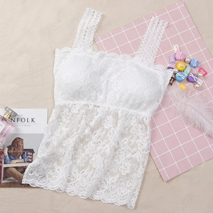 Non-slip Woman Sexy Off Shoulder Bustier Tops Anti Glare Protecting Breasts Tube Top Breathable Off Shoulder Chest Pad Girl