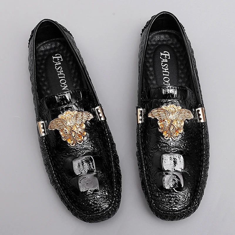 Men's Women Leather Designer Casual Shoes Luxury Loafers Moccasins Brand Driving Male Man Shoes for Men Footwear Plus Size 35-48