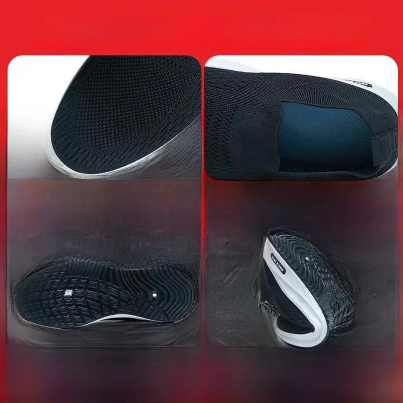 Men's Autumn New Knitted Sos oes Breathable Lazy oes Middle-Aged And ly Casual Single oes Park Walking oes