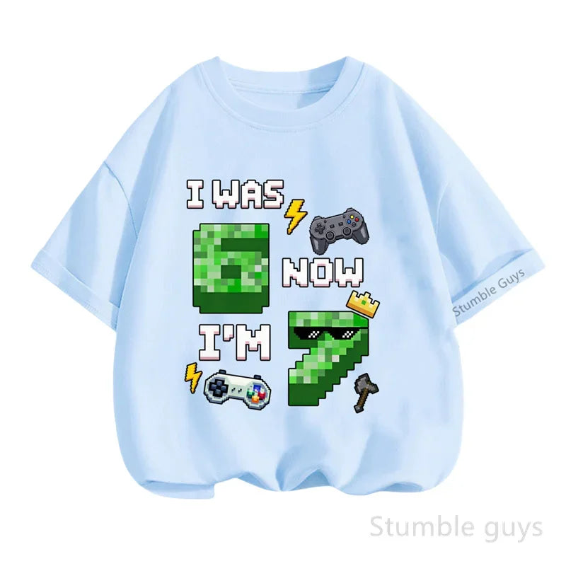 Summer Boys Clothes Girls 67 Print Tshirt Six Seven T-shirt Kids 3-14Y Short Sleeve Casual Tee