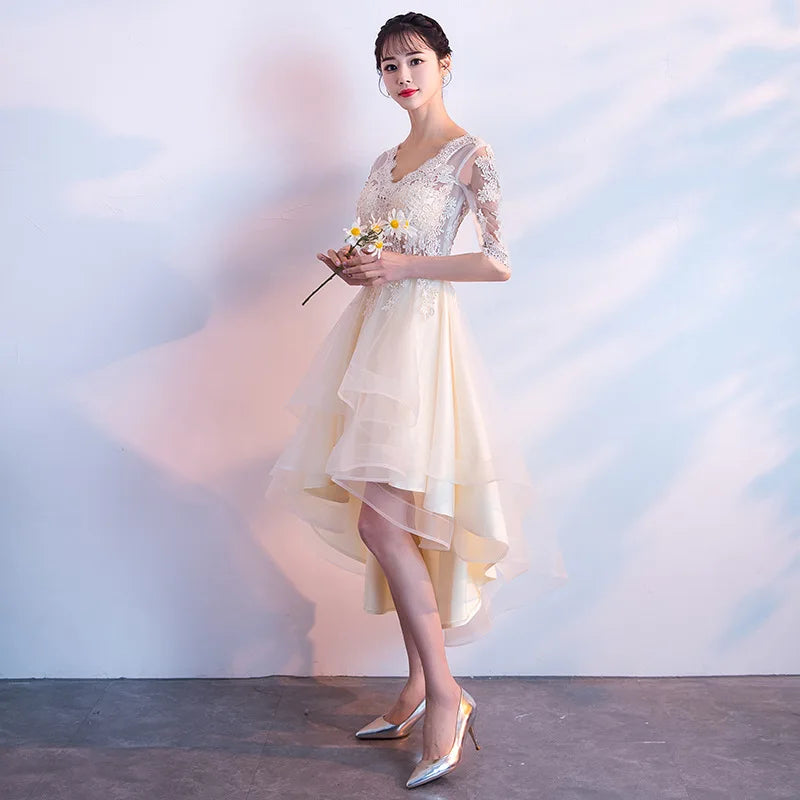 Evening dress dress women's 2026 autumn new banquet temperament long black socialite dress choir performance uniform