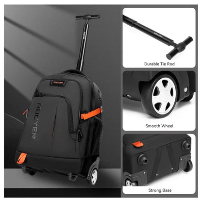 Trolley Backpack Carry-on Luggage WaterProof Travel Laptop Backpack With Wheels Rolling Luggage Wheeled Backpack for Business