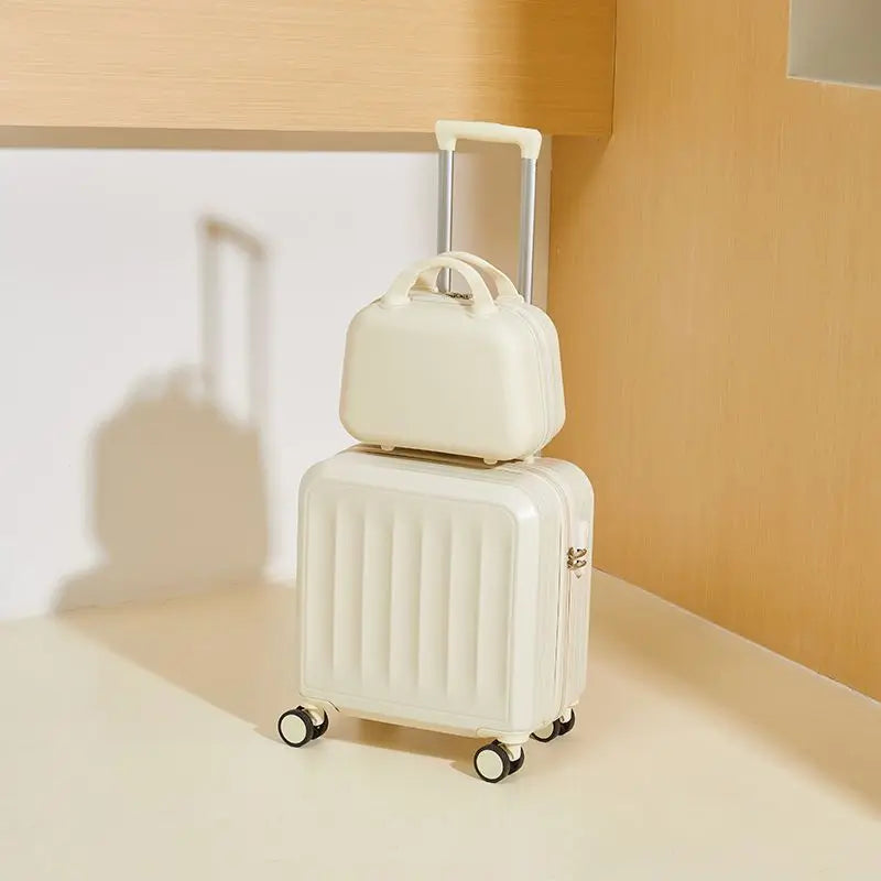 Small cute trolley case High value box Large capacity box Male and female students Password box