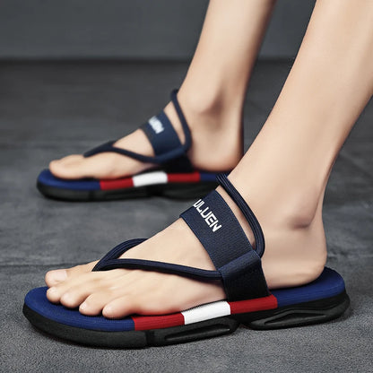 Summer Men Slippers ankle wrap shoes slip-resistant slide sandals male slippers beach Water Shoes Zapatos Hombre