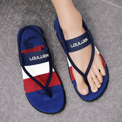 Summer Men Slippers ankle wrap shoes slip-resistant slide sandals male slippers beach Water Shoes Zapatos Hombre