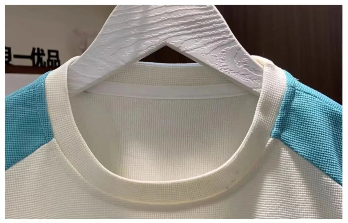 Boys Summer Clothing Children's Fashion Short sleeved Set New Korean Edition Fashionable Boys Summer Thin Casual Two Piece Set