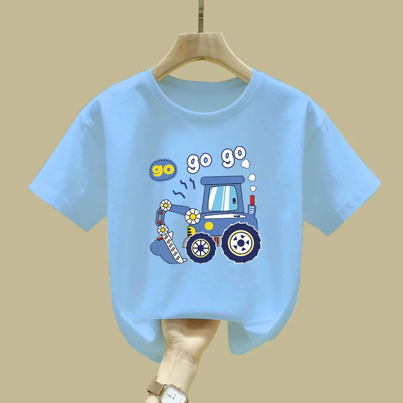 New Summer Outfits for Middle and Older Boys, Cool and Stylish Street Style Tops and Trendy T-shirts Kids Clothes