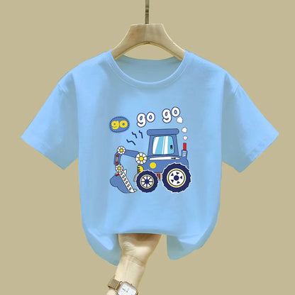 New Summer Outfits for Middle and Older Boys, Cool and Stylish Street Style Tops and Trendy T-shirts Kids Clothes