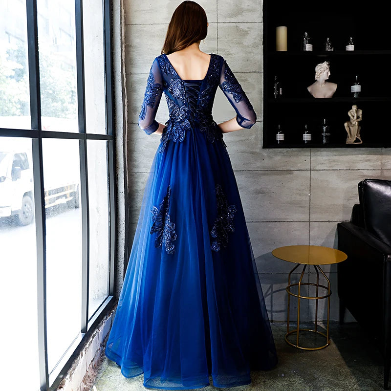 Ele Long Evening Gown Women's New Sle Par Performance Outfit Birthday Celebration Formal Ball Gown A-Line Skirt