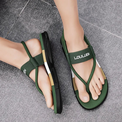 Summer Men Slippers ankle wrap shoes slip-resistant slide sandals male slippers beach Water Shoes Zapatos Hombre