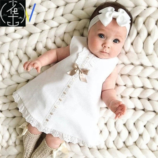 Princ Dr Baby Girl Clothes Cute Newborn White Clothing A-Line Skirt Print Design Autumn Season Other Material 00%