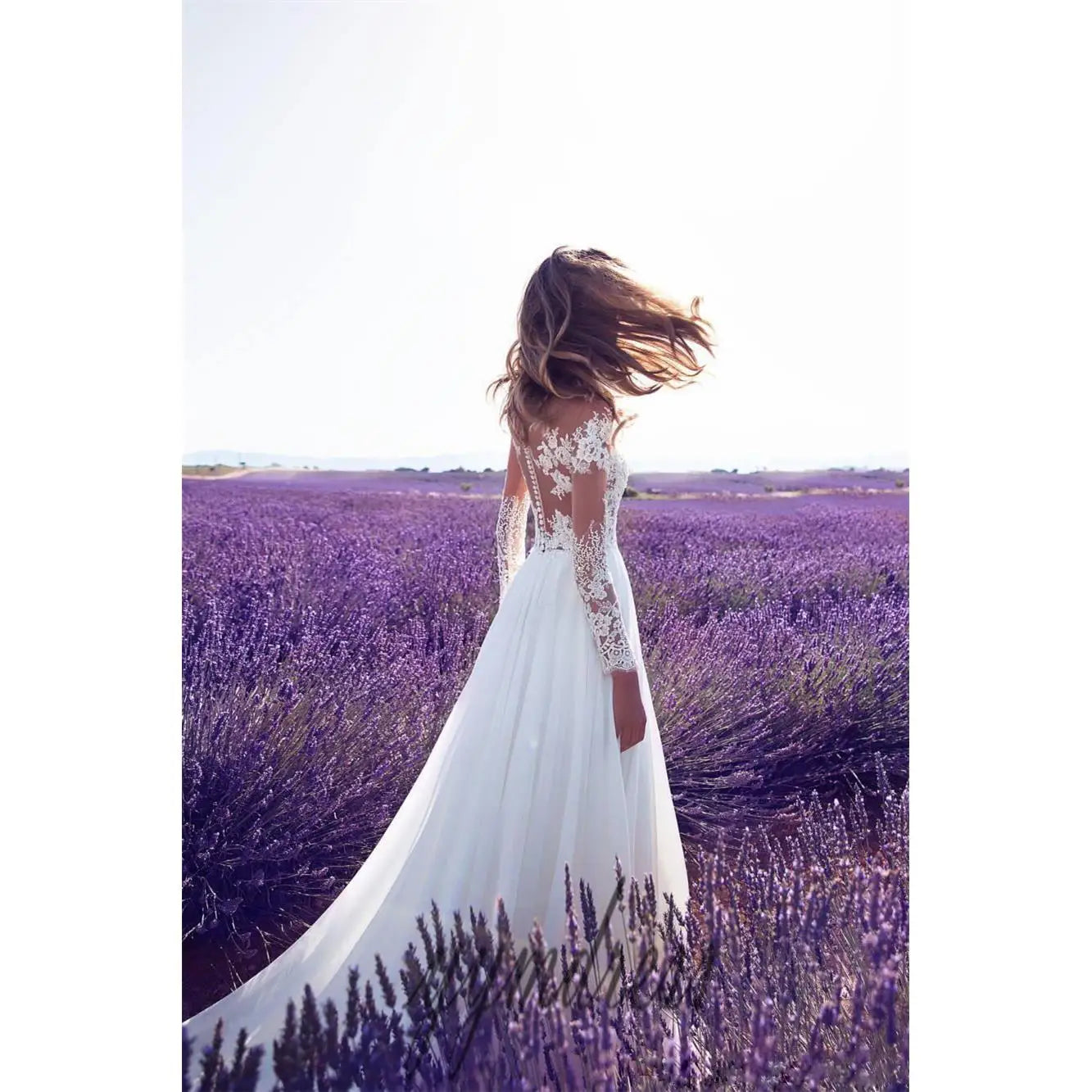 Women's Long Sved Lace Wedding Dr Bridesmaid Dr Ele Floor-Length Gown for Wedding Parties And Special Ocns