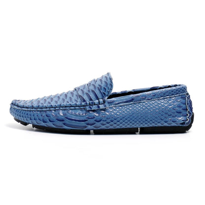 Italian Color Matching Mens Driving Shoes Summer Men Casual Loafers New Handmade Leather Moccasins Light Slip on Male Boat Shoes