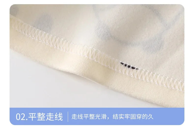 New Kids Boys Girls Pajamas Cute Cartoon Panda Long Sleeve T-Shirt Tops + Pants Baby Spring Autumn Sleepwear Clothing Sets