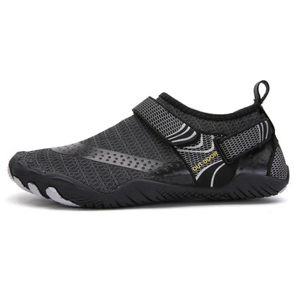 Men Women Water Shoes Quick Dry Non-Slip Five Finger Shoes Outdoor Wading Swimming Barefoot Aqua Shoes Lightweight Sneakers
