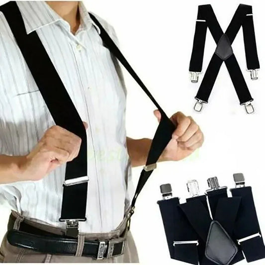 Elastic Adjustable Suspenders for Adults And Kids - Men Women Braces Suspender Set for Children Boys Girls Wedding Accessories