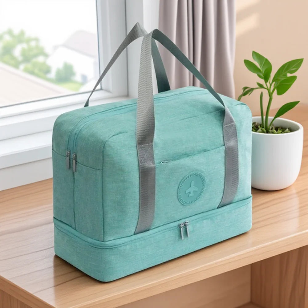 New Waterproof Gym Bag for Men Women Wet Dry Separation Sports Travel Duffel Lightweight Hand Luggage