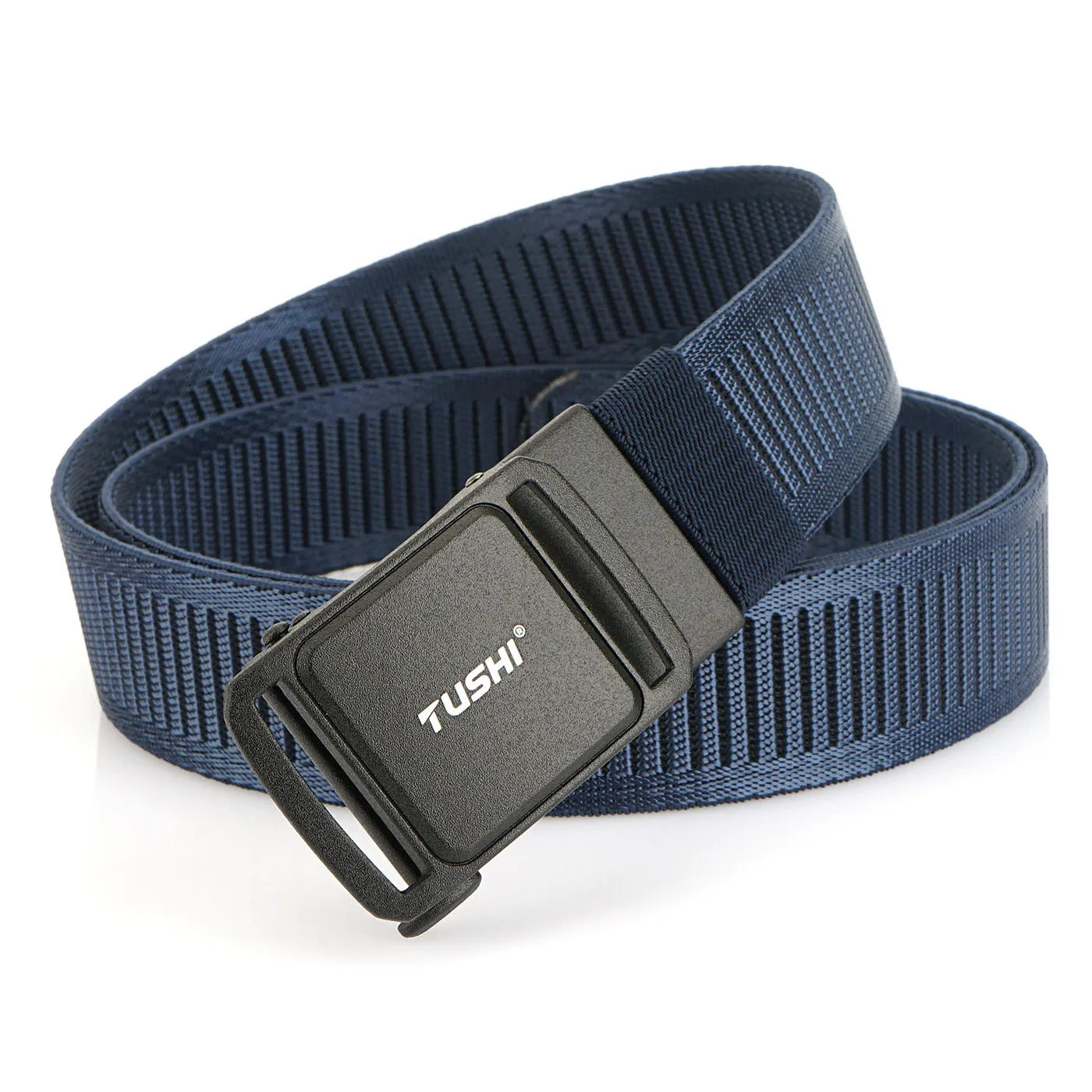TUSHI New 3.8cm Tactical Belt for Men 1200D Thick Nylon Casual Belt Alloy Automatic Buckle Tactical outdoor Elastic Belt Male
