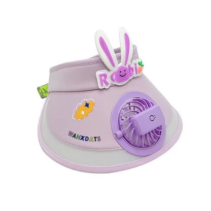 Summer Cap With rechargeable Fan For Kids & Adult