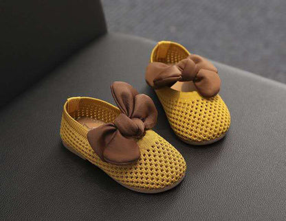 Summer New Children's Shoes Fashion Soft Bottom Baby Breathable Little Princess Hole Mesh Shoes