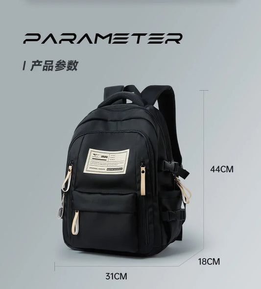 2026 New Large Capacity Backpack for Junior Senior High School Students Travel Computer Bag, Men’s and Women’s Same Style Book Bag