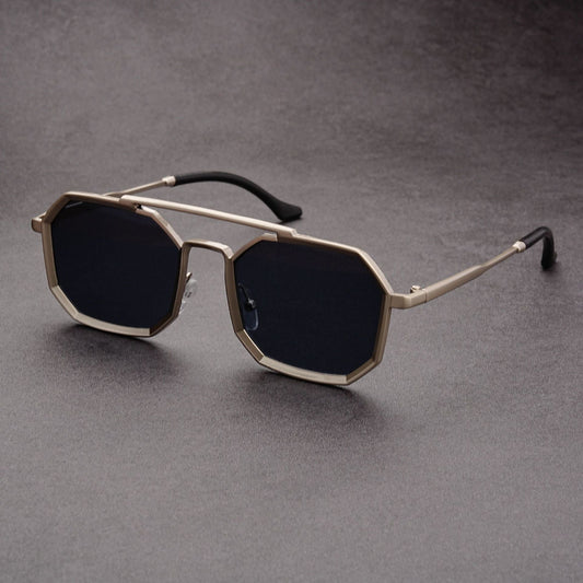 European And American Saibo Future Punk Double Beam Sunglasses