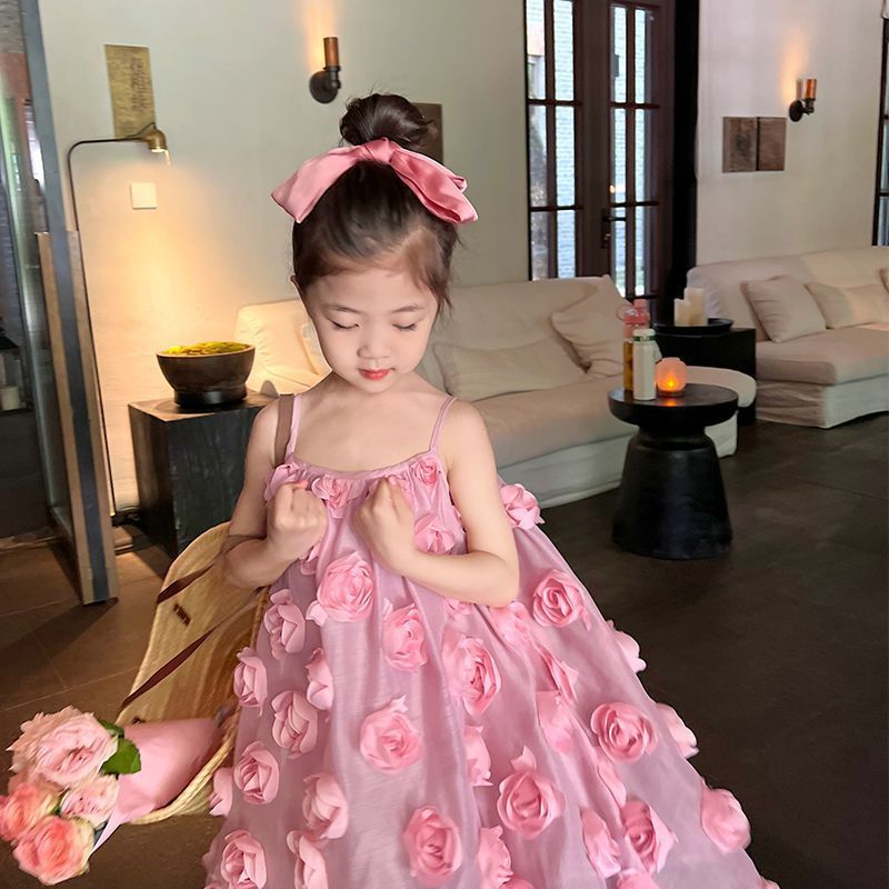 Children's Fashion Sweet Suspender Dress