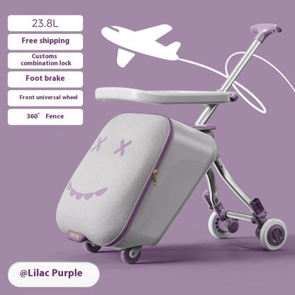 Luggage Children's Riding And Boarding Machine Trolley Case