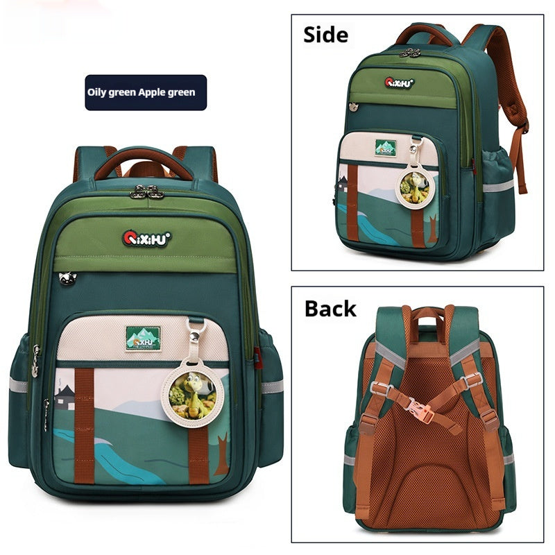 Large Capacity Primary School Student Schoolbag Lightweight And Wear-resistant