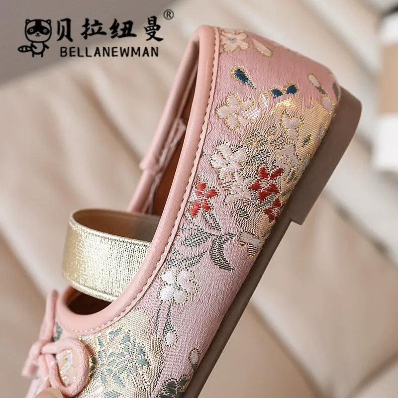 Children's Bow Slip-On Princess Shoes
