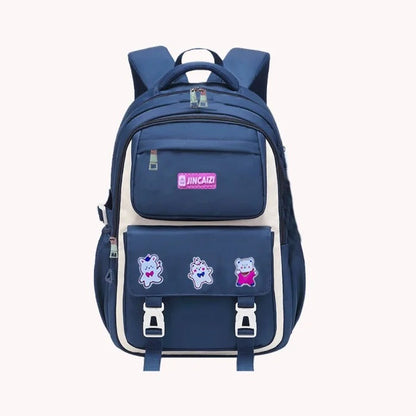 Kids Backpack Children School Bags Waterproof Primary Schoolbag Book Bag (Blue)