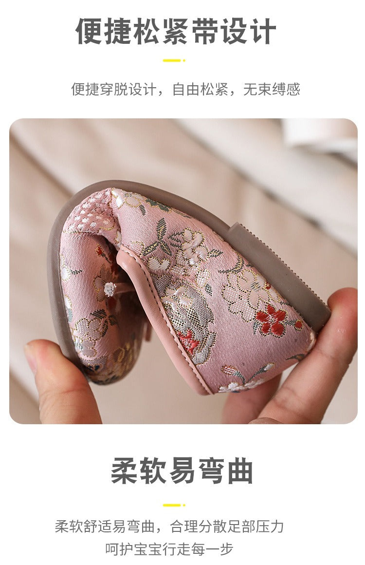 Children's Bow Slip-On Princess Shoes