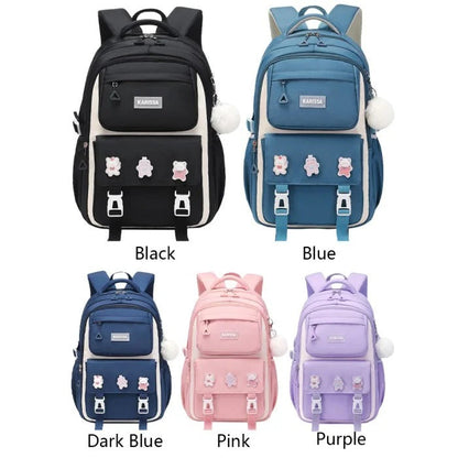 Kids Backpack Children School Bags Waterproof Primary Schoolbag Book Bag (Blue)