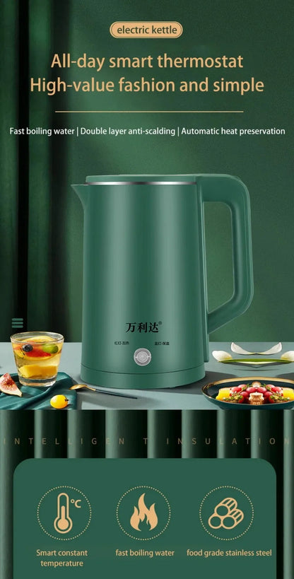 2.3L Electric Kettle 220V Coffee Pot Automatic Power Off Lrage Capacity Save Time Express Boil Water Pot Home Kitchen Appliances